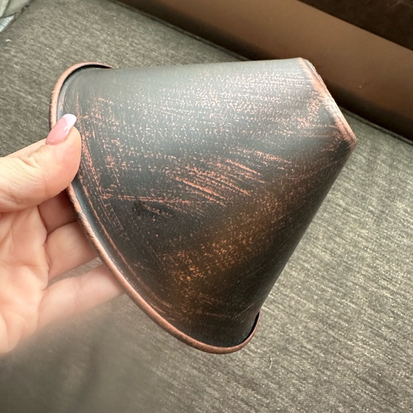 3 oiled bronze light fixtures - Picture 4 of 5